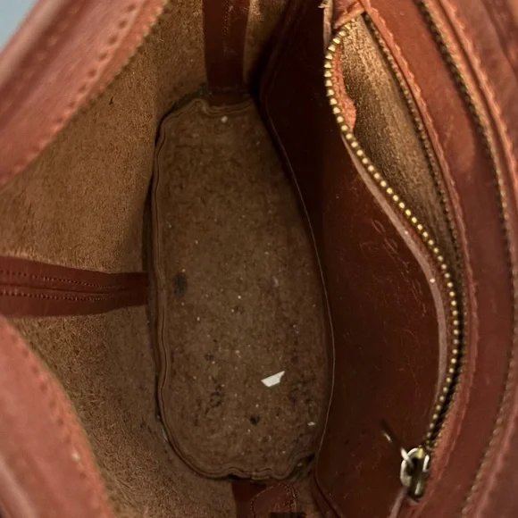 Coach Tan Leather Crossbody Bag - Picture 7 of 8